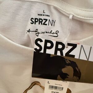 NEW Uniqlo SPRZ NY Andy Warhol Banana White Tee